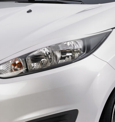 Paupières de phares avants (la paire) pour Ford Fiesta MK7 toutes carrosseries (depuis 9/2012) - Fabriqué en ABS (à peindre)