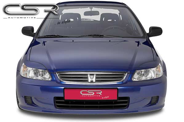 Paupières de phares avants (la paire) pour Honda Civic 6 hatchback / berline EJ / EK (3/99-2001) - Fabriqué en ABS (à peindre)