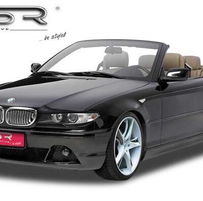 Paupières de phares avants (la paire) pour BMW Série 3 E46 coupé cabriolet (3/2003-2007) - Fabriqué en ABS (à peindre)