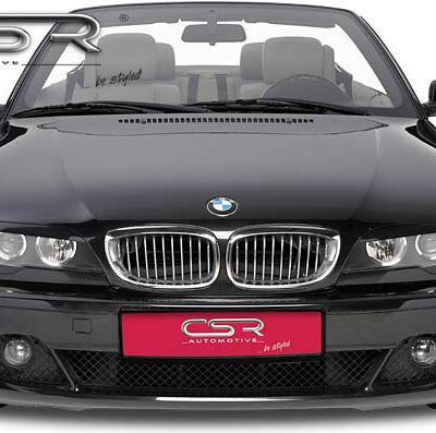 Paupières de phares avants (la paire) pour BMW Série 3 E46 coupé cabriolet (3/2003-2007) - Fabriqué en ABS (à peindre)