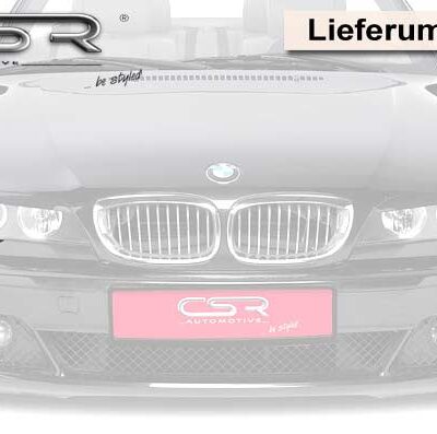 Paupières de phares avants (la paire) pour BMW Série 3 E46 coupé cabriolet (3/2003-2007) - Fabriqué en ABS (à peindre)