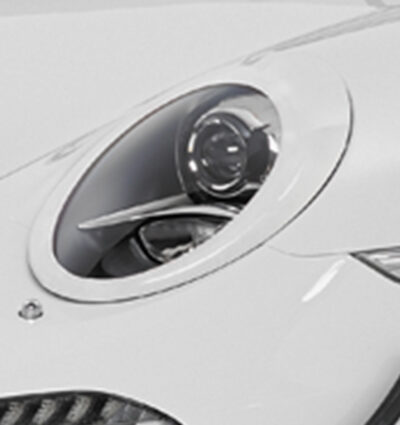 Paupières de phares avants (la paire) pour Porsche 911 / 991 coupé / cabriolet (depuis 9/2011) - Fabriqué en ABS (à peindre)