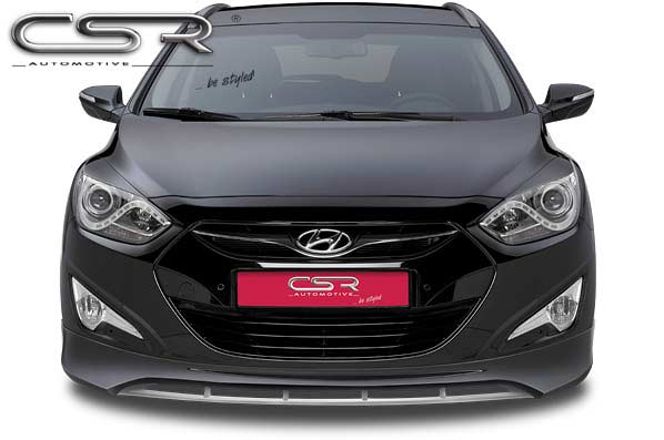 Paupières de phares avants (la paire) pour Hyundai I40 toutes carrosseries (préfacelift) (2011-05/2015) - Fabriqué en ABS (à peindre)