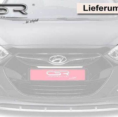Paupières de phares avants (la paire) pour Hyundai I40 toutes carrosseries (préfacelift) (2011-05/2015) - Fabriqué en ABS (à peindre)