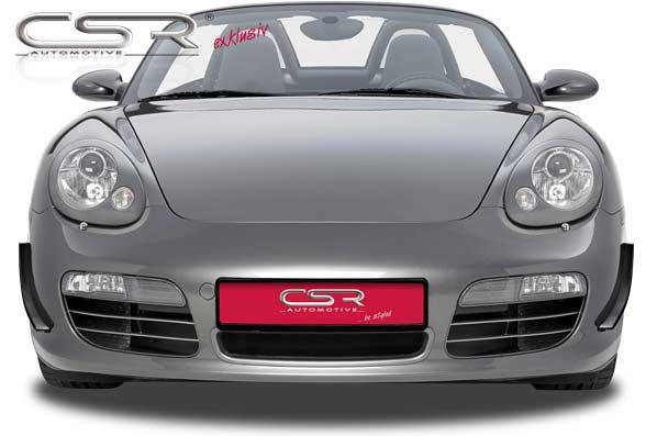 Paupières de phares avants (la paire) pour Porsche Boxster 987 / Cayman toutes carrosseries (2004-2009) - Fabriqué en ABS (à peindre)