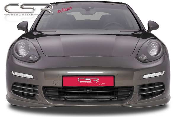 Paupières de phares avants (la paire) pour Porsche Panamera toutes carrosseries (07/2013-2016) - Fabriqué en ABS (à peindre)