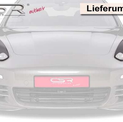 Paupières de phares avants (la paire) pour Porsche Panamera toutes carrosseries (07/2013-2016) - Fabriqué en ABS (à peindre)