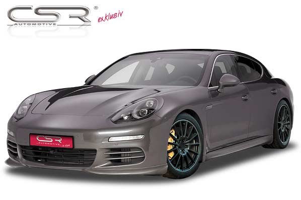 Paupières de phares avants (la paire) pour Porsche Panamera toutes carrosseries (07/2013-2016) - Fabriqué en ABS (à peindre)
