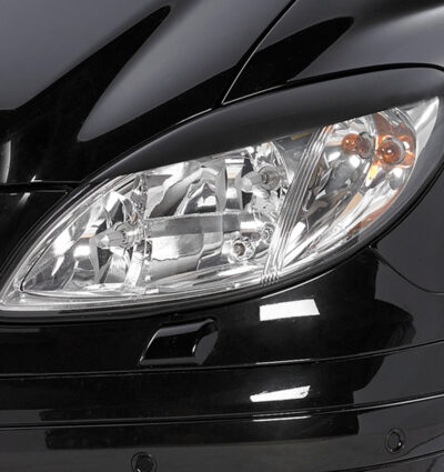 Paupières de phares avants (la paire) pour Mercedes Benz Viano / Vito W639 V639 toutes carrosseries (2003-11/2010) - Fabriqué en ABS (à peindre)