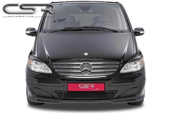 Paupières de phares avants (la paire) pour Mercedes Benz Viano / Vito W639 V639 toutes carrosseries (2003-11/2010) - Fabriqué en ABS (à peindre)