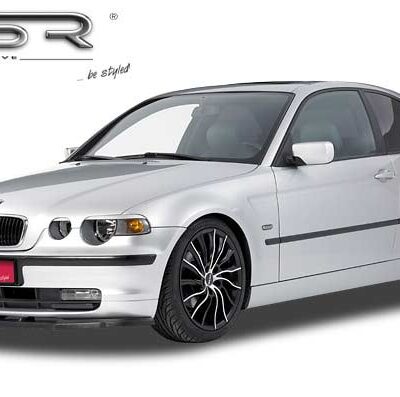 Paupières de phares avants (la paire) pour BMW E46 Compact toutes carrosseries (2001-2004) - Fabriqué en ABS (à peindre)