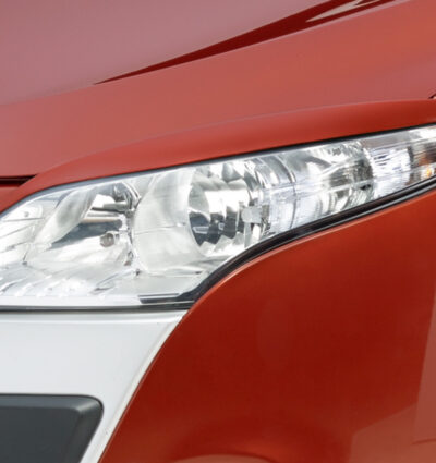 Paupières de phares avants (la paire) pour Renault Megane toutes carrosseries (2008-1/2014) - Fabriqué en ABS (à peindre)