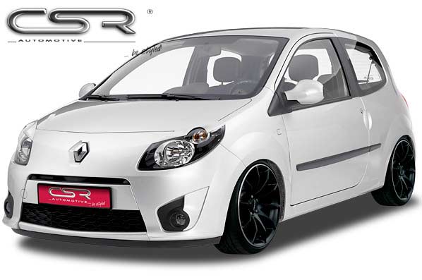 Paupières de phares avants (la paire) pour Renault Twingo toutes carrosseries (2007-2012) - Fabriqué en ABS (à peindre)