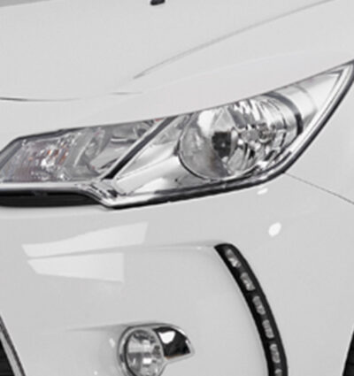 Paupières de phares avants (la paire) pour Citroen DS3 toutes carrosseries (depuis 2010) - Fabriqué en ABS (à peindre)