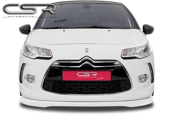 Paupières de phares avants (la paire) pour Citroen DS3 toutes carrosseries (depuis 2010) - Fabriqué en ABS (à peindre)