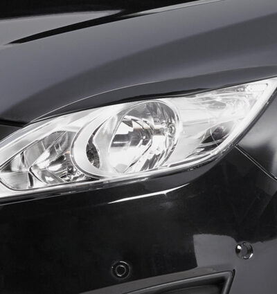 Paupières de phares avants (la paire) pour Ford C-Max / Grand C-Max toutes carrosseries (12/2010 - 03/2015) - Fabriqué en ABS (à peindre)