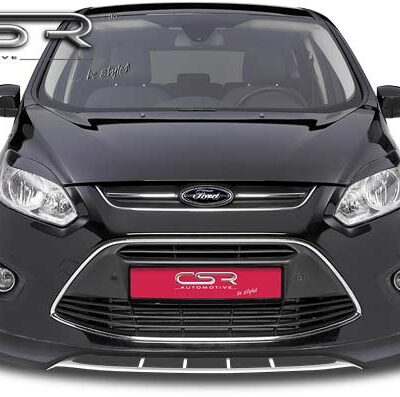 Paupières de phares avants (la paire) pour Ford C-Max / Grand C-Max toutes carrosseries (12/2010 - 03/2015) - Fabriqué en ABS (à peindre)