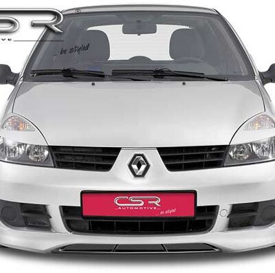 Paupières de phares avants (la paire) pour Renault Clio 2 / B toutes carrosseries (6/2001-2012) - Fabriqué en ABS (à peindre)
