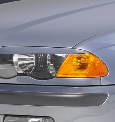 Paupières de phares avants (la paire) pour BMW Série 3 E46   coupé / cabriolet (04/1999-02/2003) - Fabriqué en ABS (à peindre)