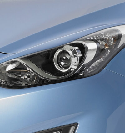 Paupières de phares avants (la paire) pour Hyundai I30 toutes carrosseries (10/2011-01/2017) - Fabriqué en ABS (à peindre)