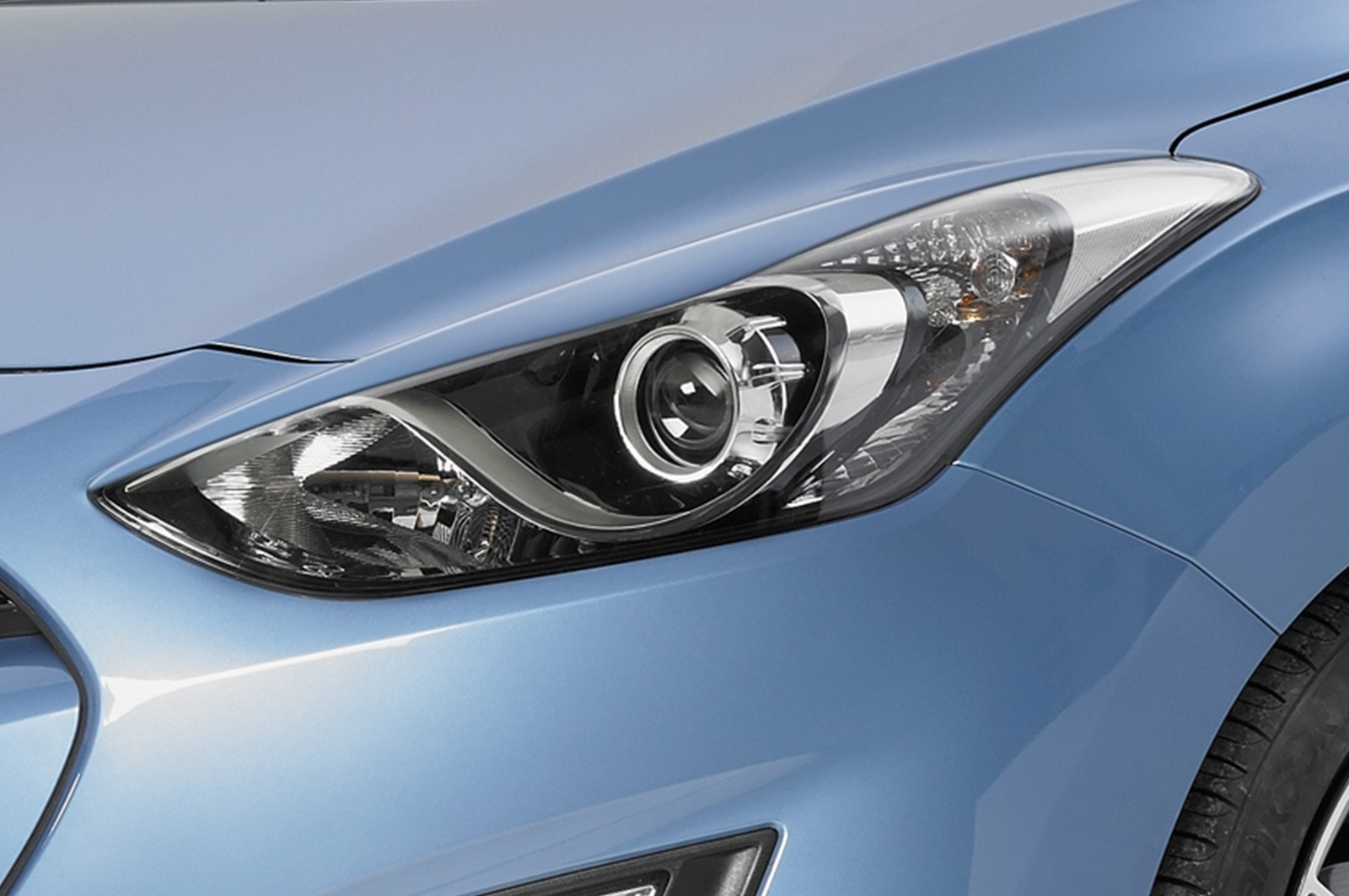 Paupières de phares avants (la paire) pour Hyundai I30 toutes carrosseries (10/2011-01/2017) - Fabriqué en ABS (à peindre)