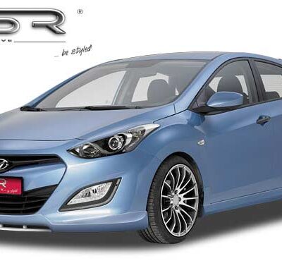 Paupières de phares avants (la paire) pour Hyundai I30 toutes carrosseries (10/2011-01/2017) - Fabriqué en ABS (à peindre)