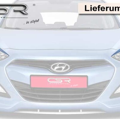 Paupières de phares avants (la paire) pour Hyundai I30 toutes carrosseries (10/2011-01/2017) - Fabriqué en ABS (à peindre)