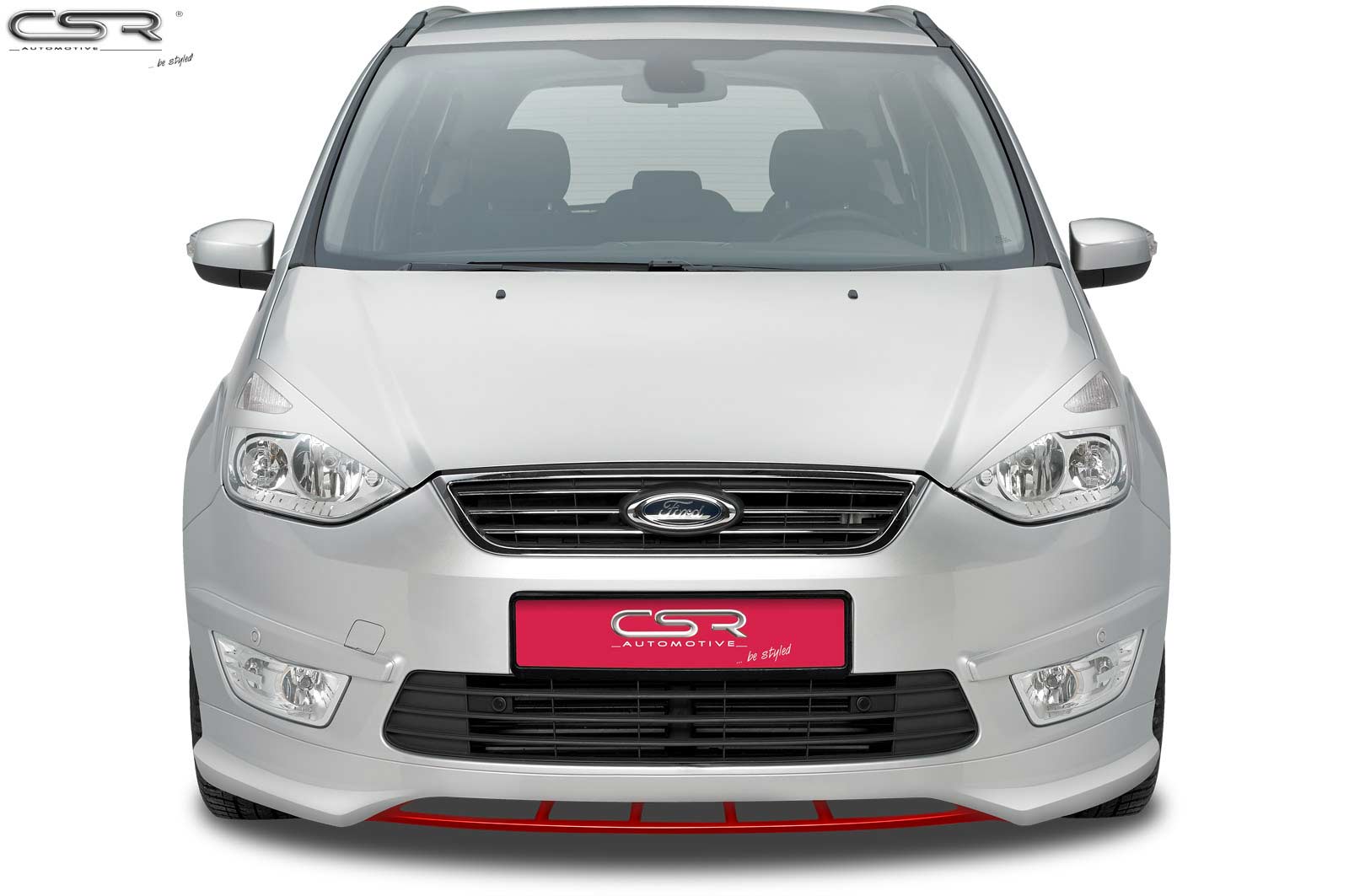 Paupières de phares avants (la paire) pour Ford S-MAX toutes carrosseries (05/2006-08/2015) - Fabriqué en ABS (à peindre)