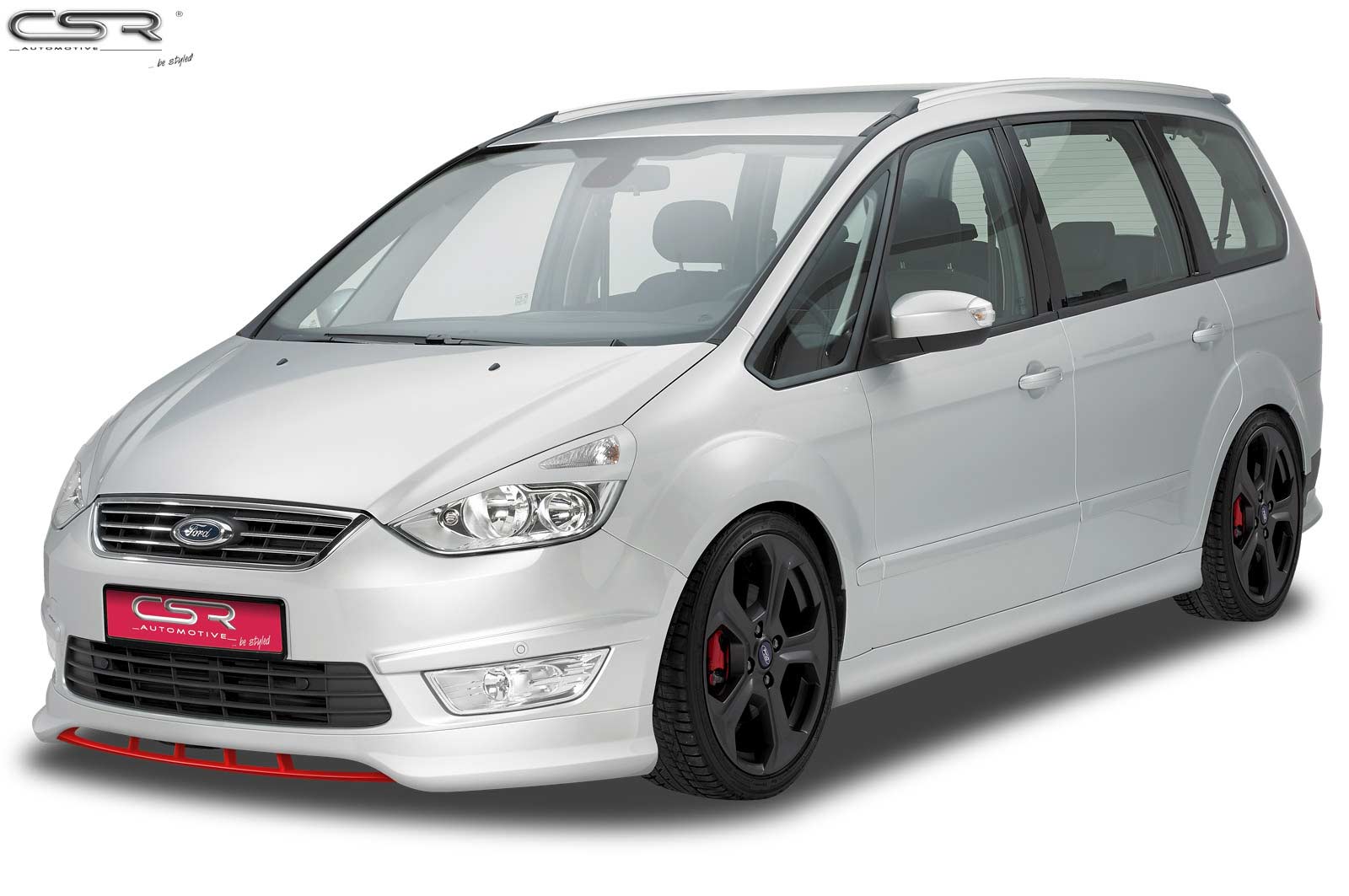 Paupières de phares avants (la paire) pour Ford S-MAX toutes carrosseries (05/2006-08/2015) - Fabriqué en ABS (à peindre)
