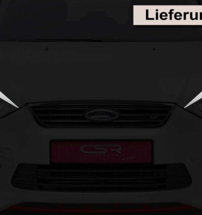 Paupières de phares avants (la paire) pour Ford S-MAX toutes carrosseries (05/2006-08/2015) - Fabriqué en ABS (à peindre)