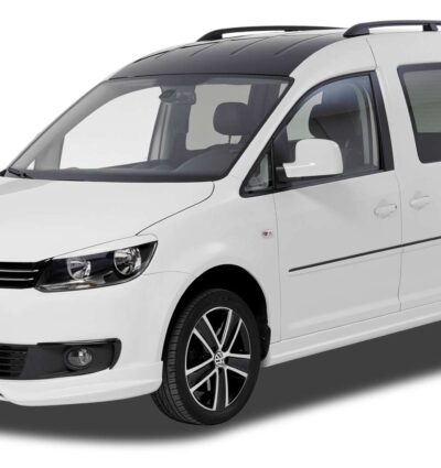 Paupières de phares avants (la paire) pour VW Caddy 2K toutes carrosseries (07/2010-06/2015) - Fabriqué en ABS (à peindre)