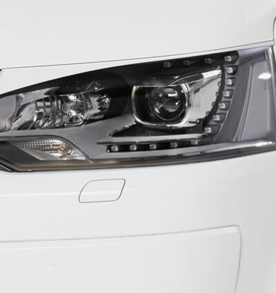 Paupières de phares avants (la paire) pour VW T5 toutes carrosseries (depuis 09/2009) - Fabriqué en ABS (à peindre)