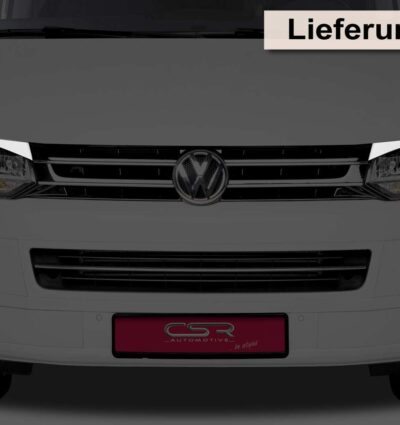 Paupières de phares avants (la paire) pour VW T5 toutes carrosseries (depuis 09/2009) - Fabriqué en ABS (à peindre)