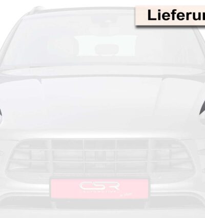 Paupières de phares avants (la paire) pour Porsche Macan toutes carrosseries (depuis 2014) - Fabriqué en ABS (à peindre)