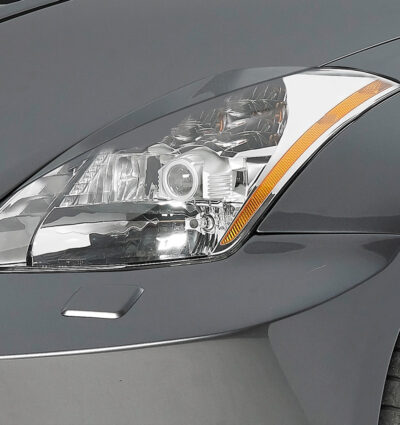 Paupières de phares avants (la paire) pour Nissan 350Z toutes carrosseries (2002-2009) - Fabriqué en ABS (à peindre)