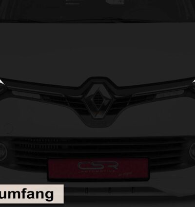 Paupières de phares avants (la paire) pour Renault Clio IV Typ X98 toutes carrosseries (depuis 2012) - Fabriqué en ABS (à peindre)