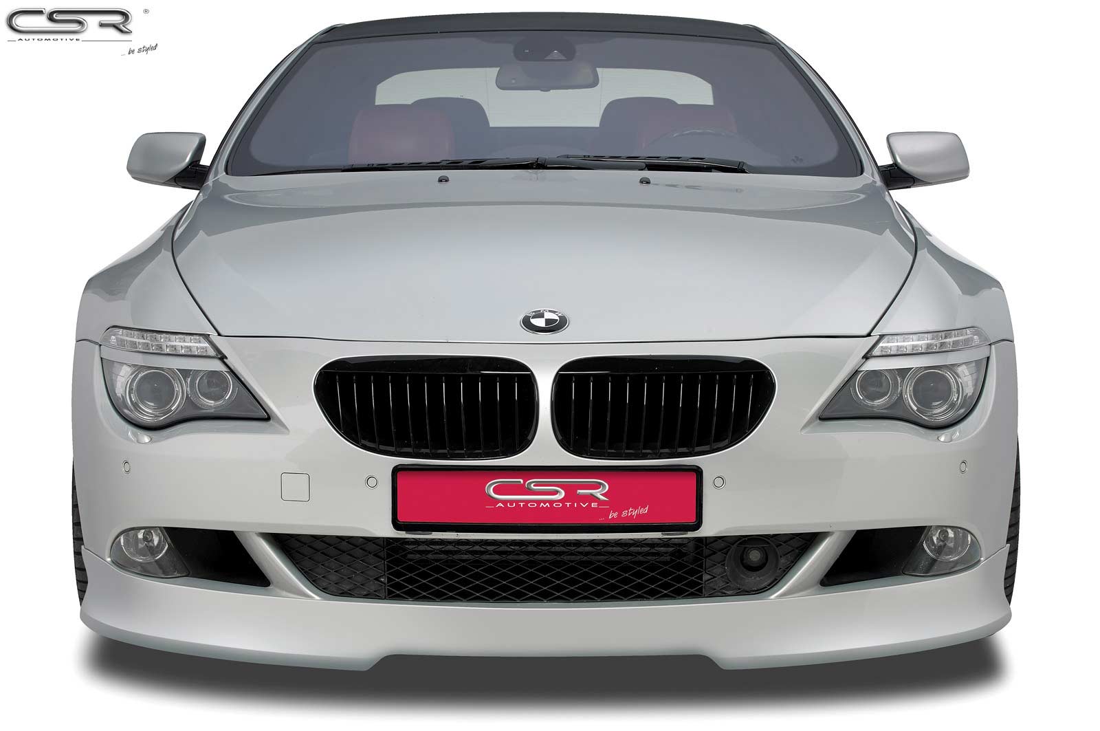 Paupières de phares avants (la paire) pour BMW Série 6 E63 E64 toutes carrosseries (2003-2010) - Fabriqué en ABS (à peindre)