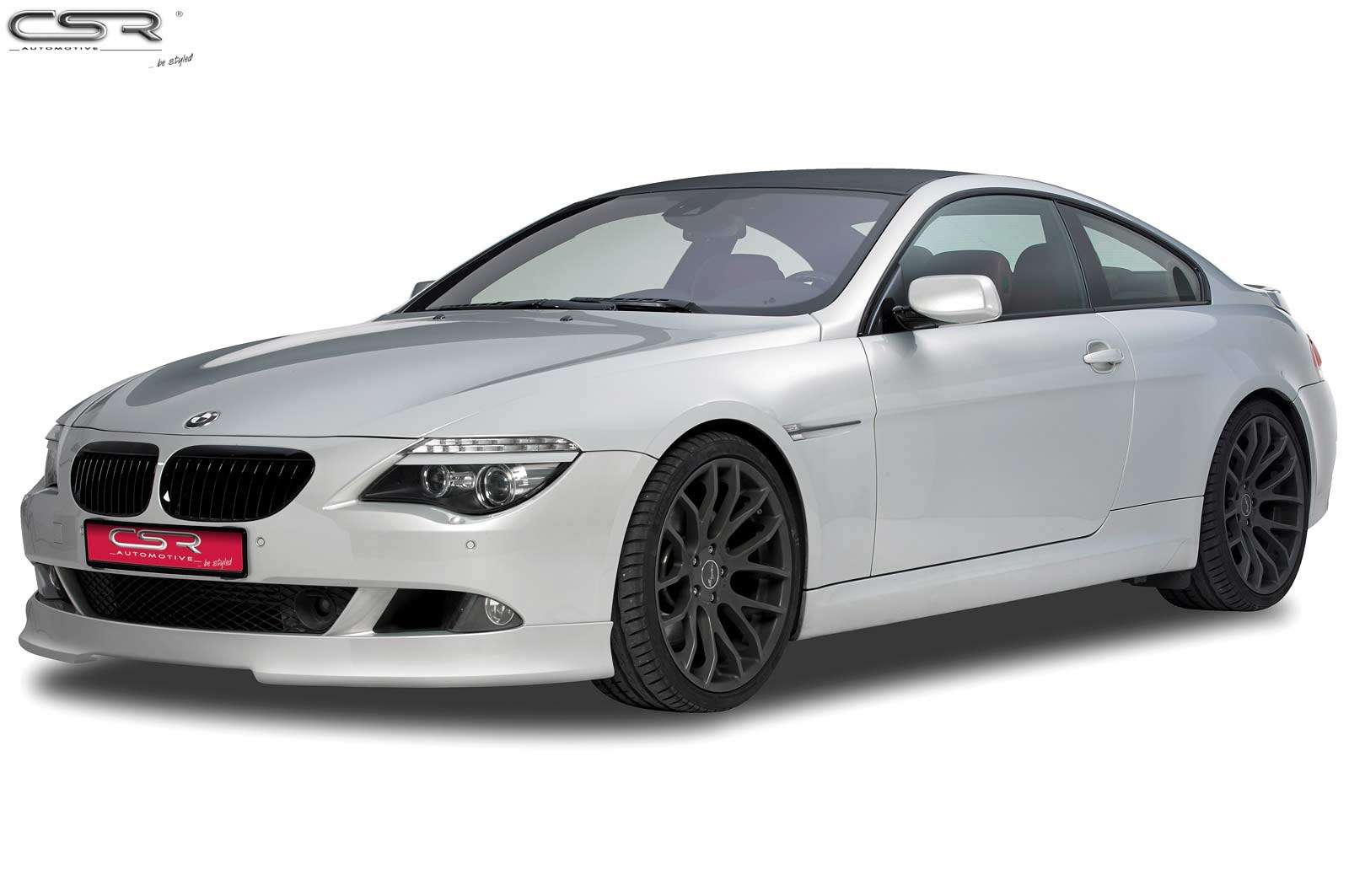 Paupières de phares avants (la paire) pour BMW Série 6 E63 E64 toutes carrosseries (2003-2010) - Fabriqué en ABS (à peindre)