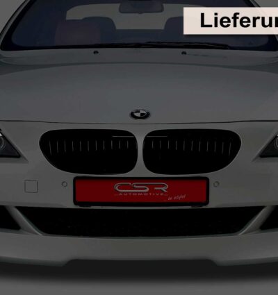 Paupières de phares avants (la paire) pour BMW Série 6 E63 E64 toutes carrosseries (2003-2010) - Fabriqué en ABS (à peindre)