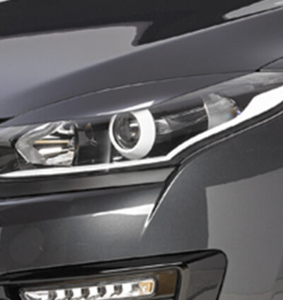 Paupières de phares avants (la paire) pour Renault Megane III toutes carrosseries (depuis 01/2014) - Fabriqué en ABS (à peindre)