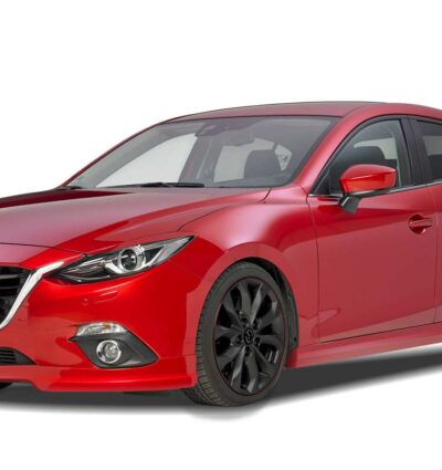 Paupières de phares avants (la paire) pour Mazda 3 Typ BM toutes carrosseries (09/2013-02/2017) - Fabriqué en ABS (à peindre)