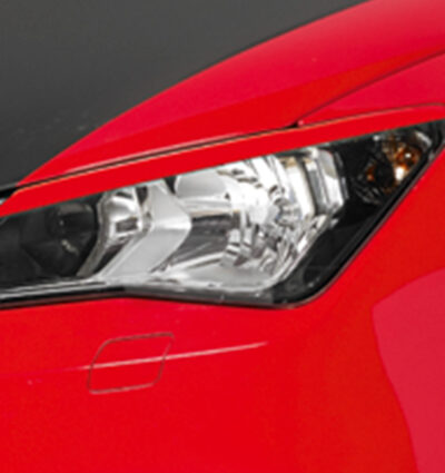 Paupières de phares avants (la paire) pour Seat Ibiza 6J toutes carrosseries (4/2012-2015) - Fabriqué en ABS (à peindre)