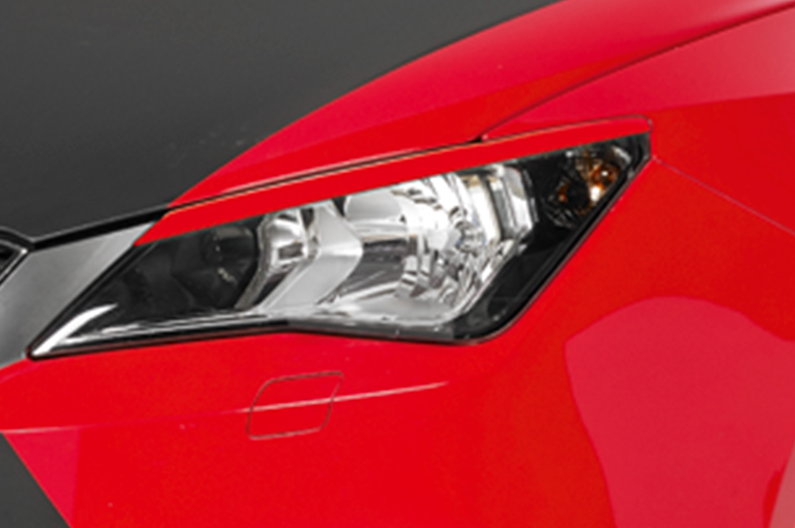 Paupières de phares avants (la paire) pour Seat Ibiza 6J toutes carrosseries (4/2012-2015) - Fabriqué en ABS (à peindre)