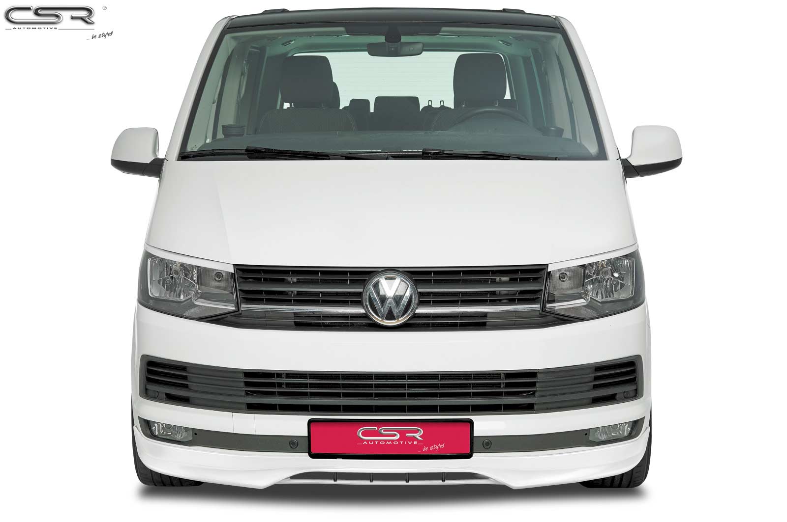 Paupières de phares avants (la paire) pour VW T6 Bus toutes carrosseries (depuis 2015) - Fabriqué en ABS (à peindre)
