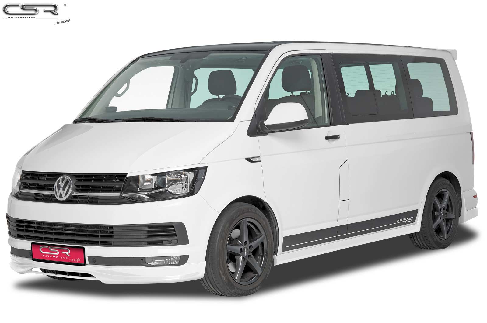 Paupières de phares avants (la paire) pour VW T6 Bus toutes carrosseries (depuis 2015) - Fabriqué en ABS (à peindre)