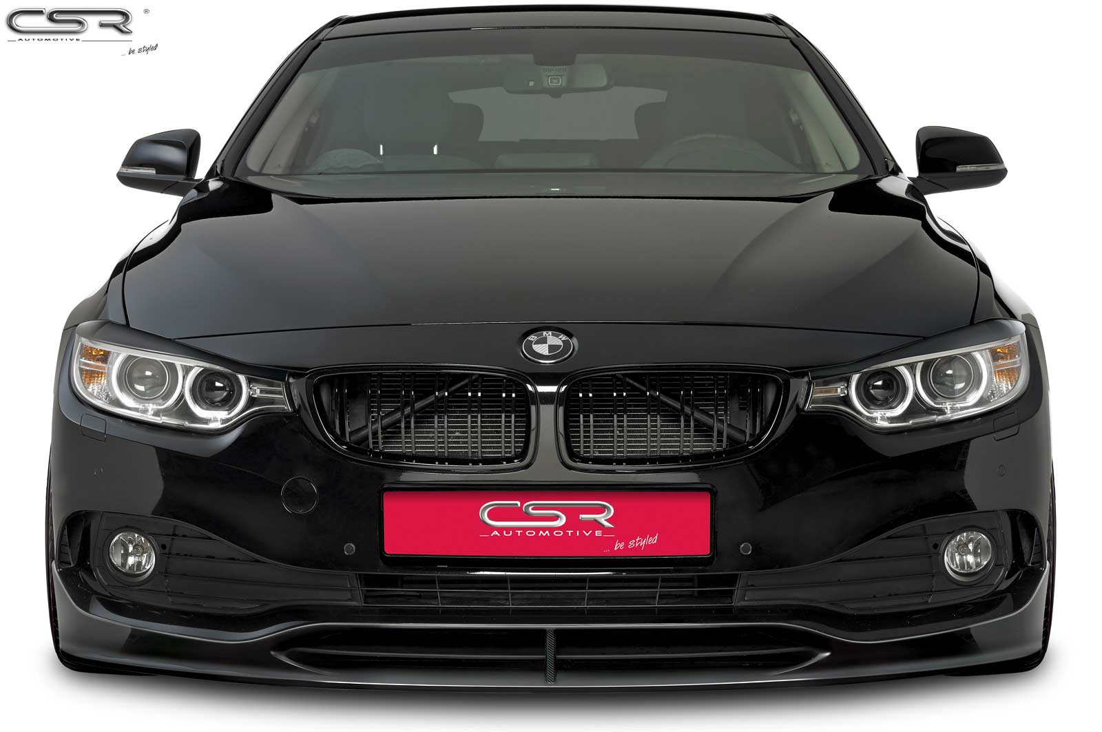 Paupières de phares avants (la paire) pour BMW Série 4 F32 / F33 / F36 coupé / cabriolet / Gran coupé (depuis 10/2013) - Fabriqué en ABS (à peindre)