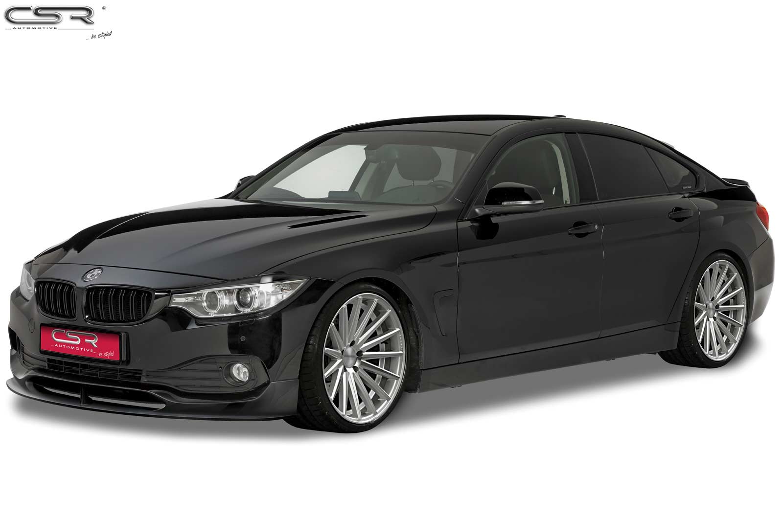 Paupières de phares avants (la paire) pour BMW Série 4 F32 / F33 / F36 coupé / cabriolet / Gran coupé (depuis 10/2013) - Fabriqué en ABS (à peindre)