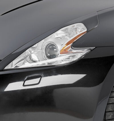 Paupières de phares avants (la paire) pour Nissan 370Z toutes carrosseries (depuis 2008) - Fabriqué en ABS (à peindre)
