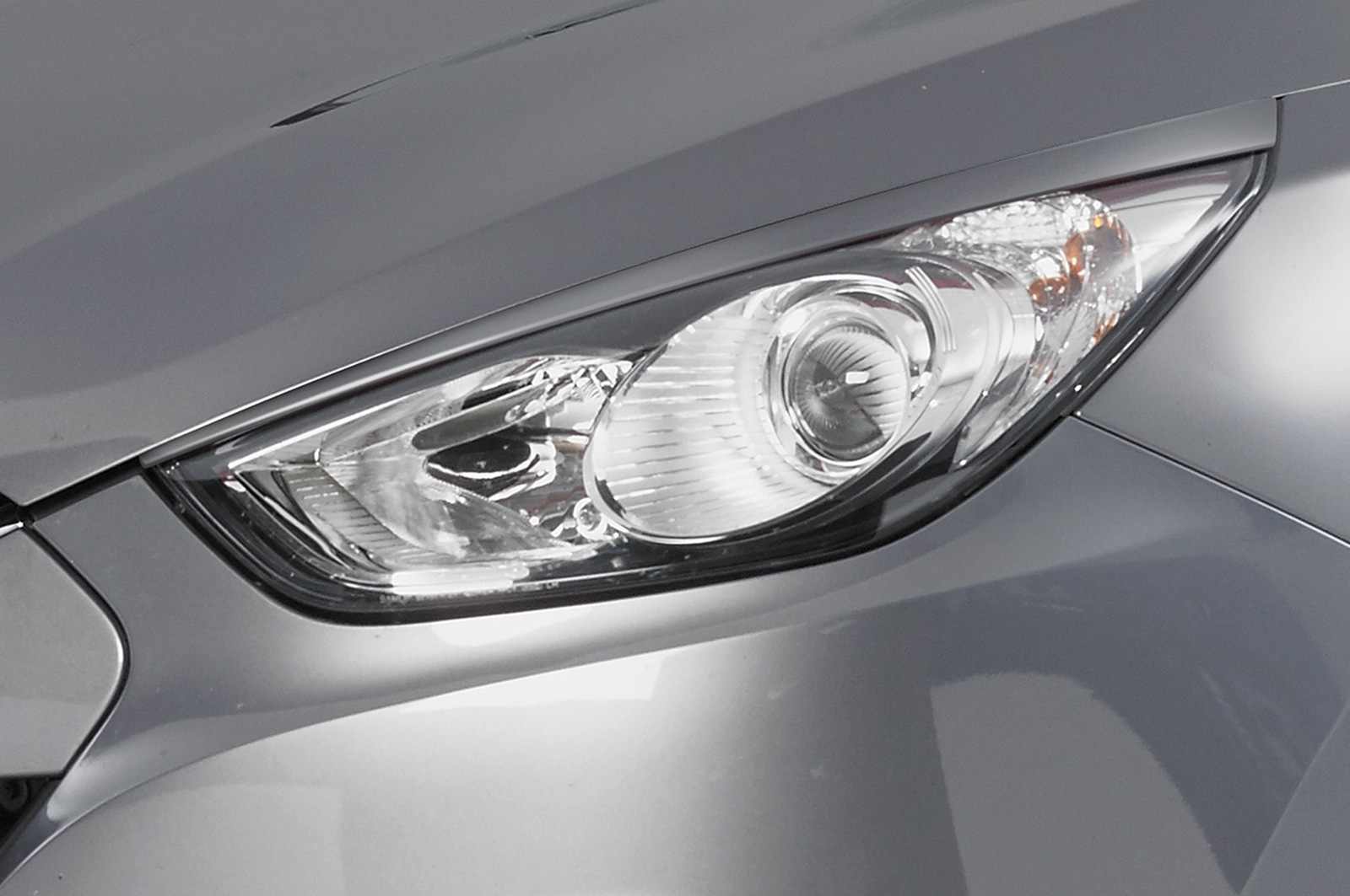 Paupières de phares avants (la paire) pour Hyundai IX35 toutes carrosseries (2009-7/2015) - Fabriqué en ABS (à peindre)