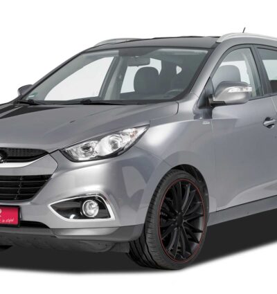 Paupières de phares avants (la paire) pour Hyundai IX35 toutes carrosseries (2009-7/2015) - Fabriqué en ABS (à peindre)